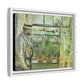 Morisot, Berthe - Eugene Manet on the Isle of Wight (1875) - Matte Canvas, Framed