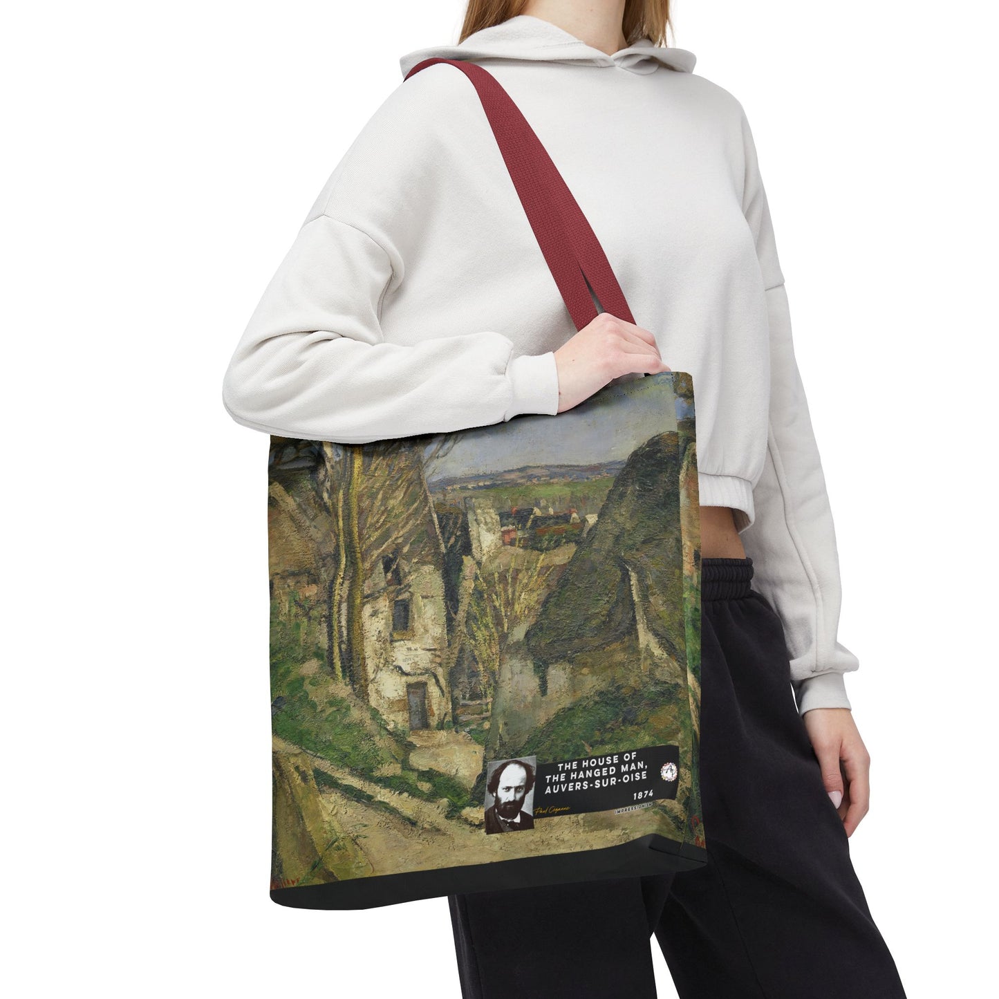 Cézanne, Paul - The House of the Hanged Man, Auvers-sur-Oise (1874) - Tote Bag