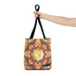 Filiger, Charles - Woman’s Head with Closed Eyes (1893) - Tote Bag