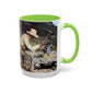 Courbet, Gustave - The Stone Breakers (1850) - Colorful Accent Mugs