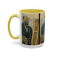 Cézanne, Paul - Portrait of the Artist with a Palette (1890) - Colorful Accent Mugs