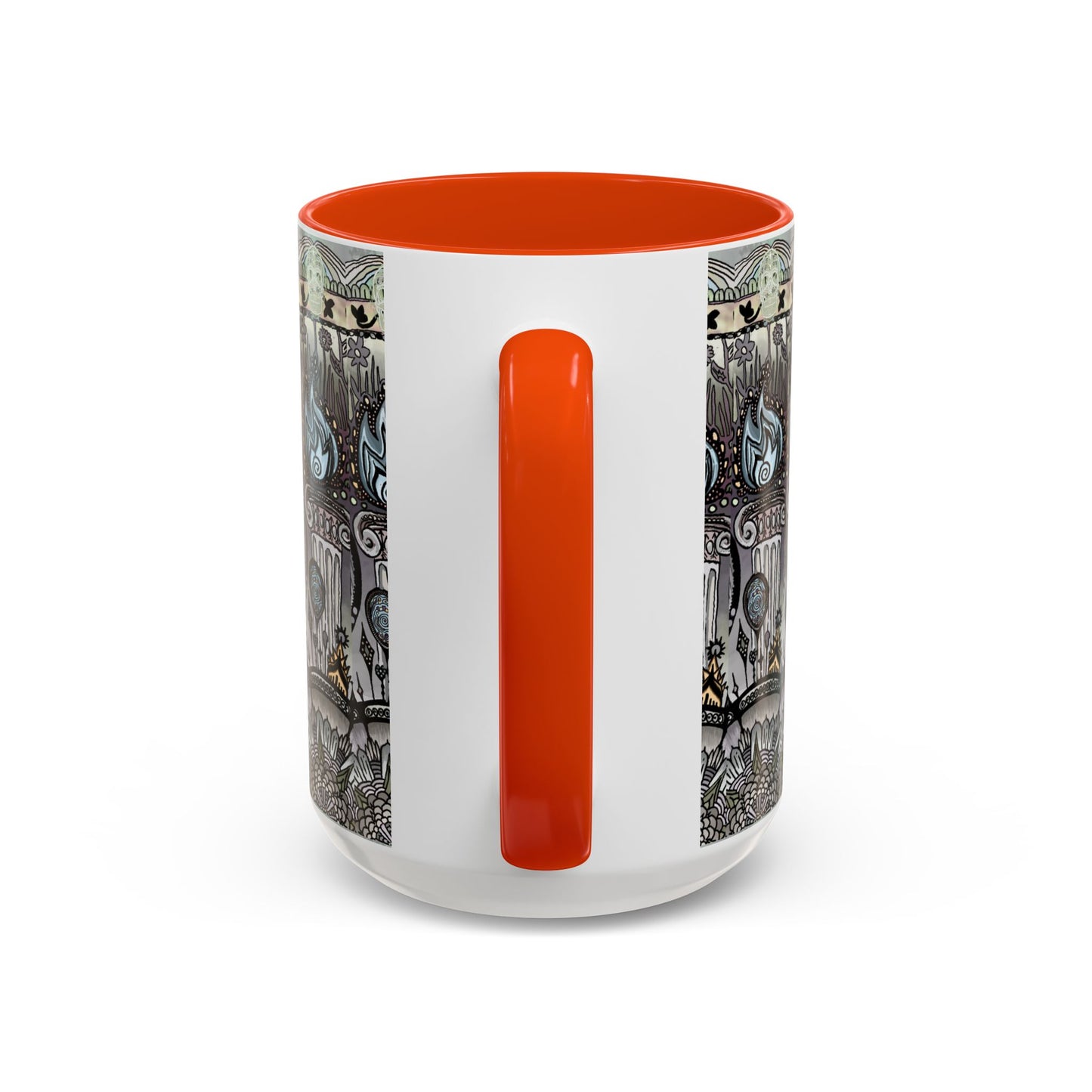 Pacio, Adam - Memento Mori Mandala - Colorful Accent Mugs