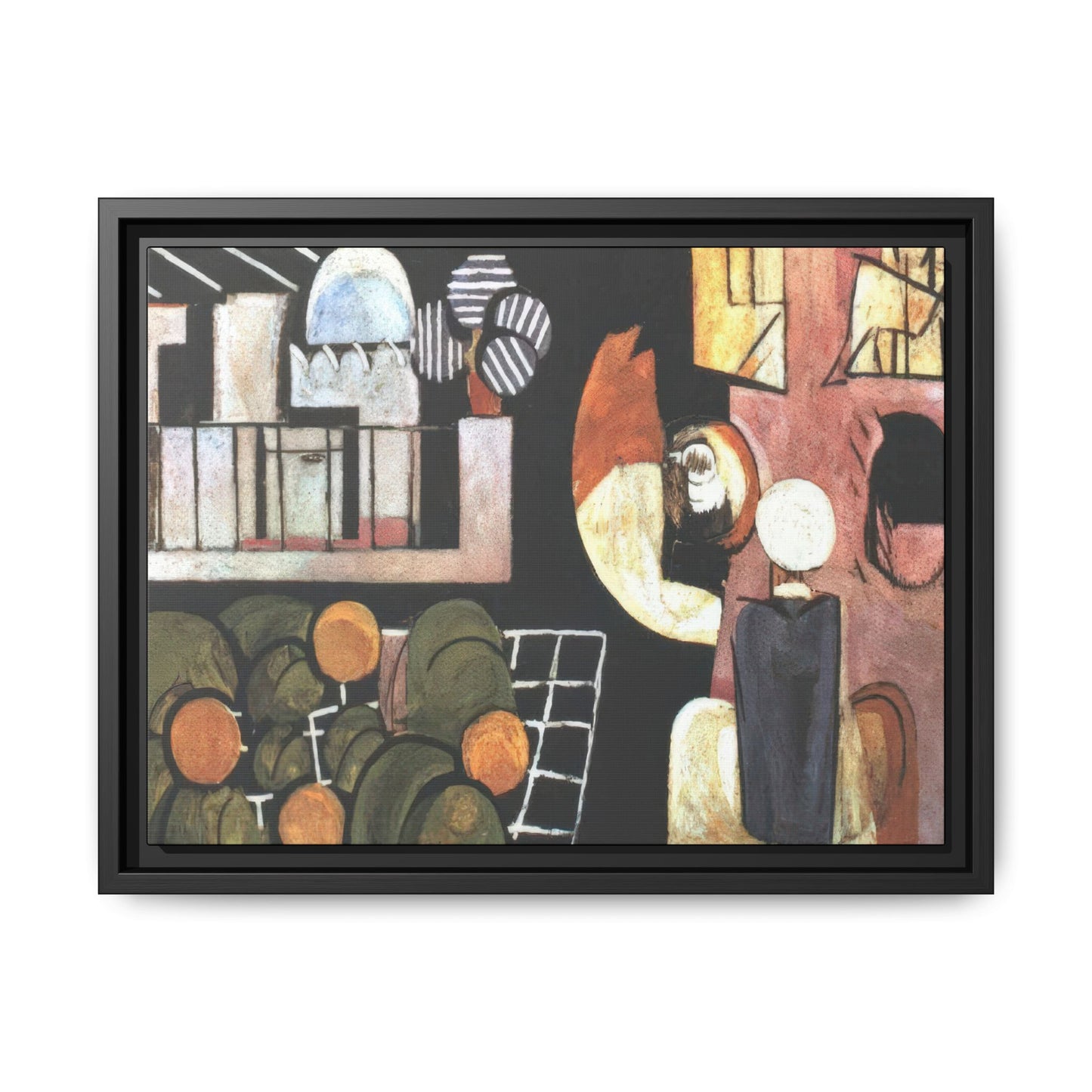 Matisse, Henri - The Moroccans (1916) - Matte Canvas, Framed