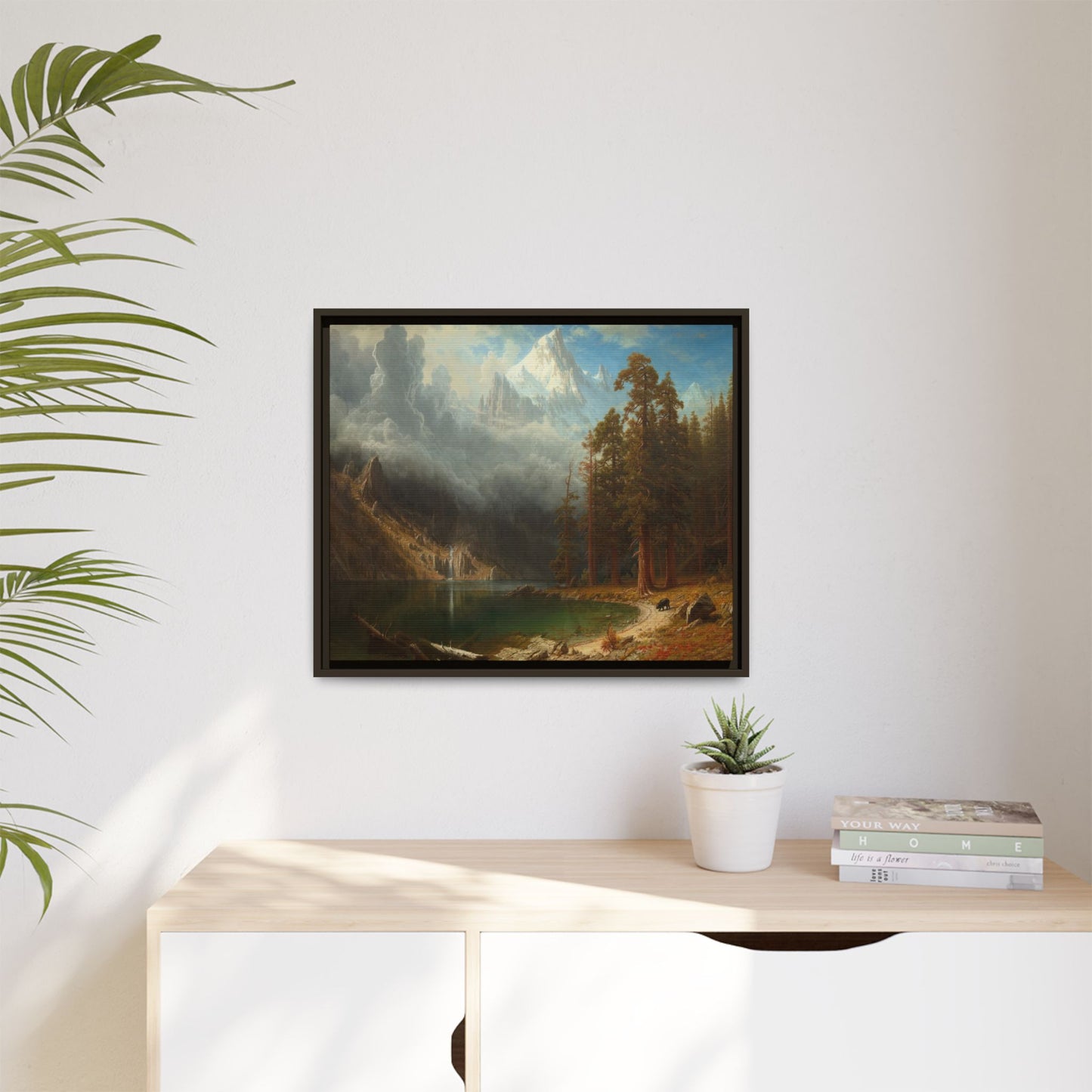 Bierstadt, Albert - Mount Corcoran (1877) - Matte Canvas, Framed