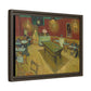 Van Gogh, Vincent - The Night Cafe (1888) - Matte Canvas, Framed