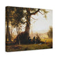 Bierstadt, Albert -  Guerrilla Warfare (1861) - Canvas Block, unframed