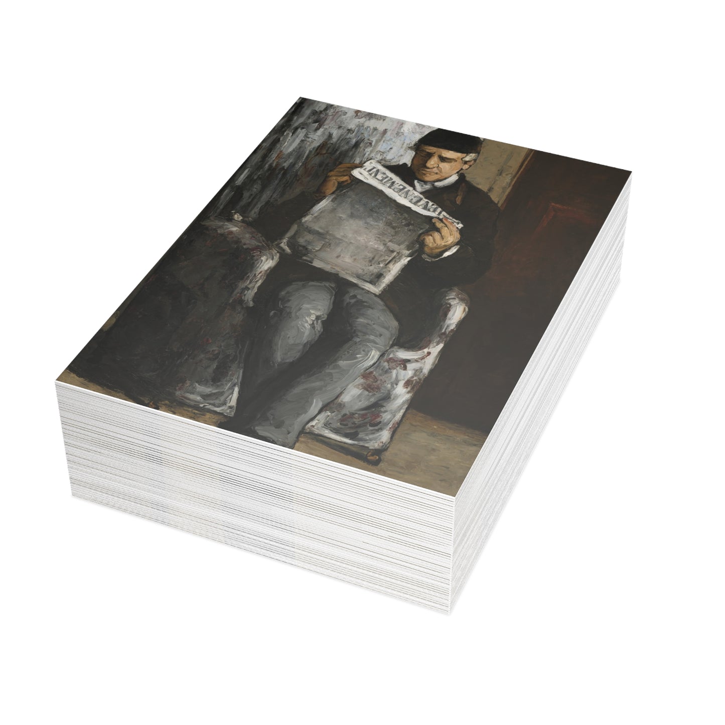 Cézanne, Paul - The Artist’s Father (1866) - Postcard Bundles with Envelopes Included