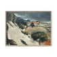 Cézanne, Paul - L’Estaque, Melting Snow (1870) - Matte Canvas, Framed