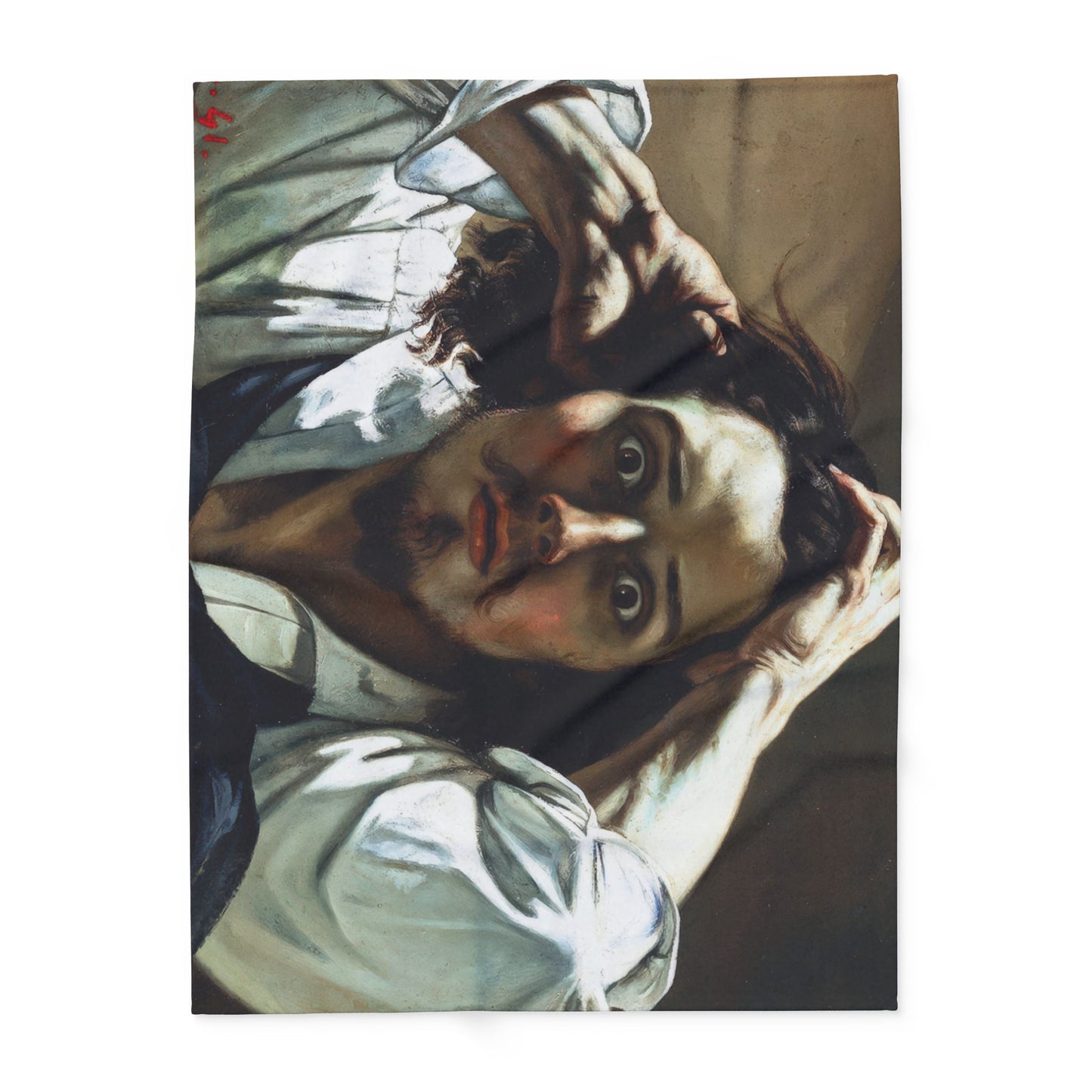 Courbet, Gustave - The Desperate Man (1843) - Arctic Fleece Blanket