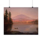 Church, Frederic Edwin - Mount Katahdin from Millinocket Camp (1891) - Satin Posters