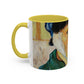 Van Gogh, Vincent - Self Portrait with Bandaged Ear (1889) - Colorful Accent Mugs