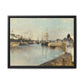 Morisot, Berthe - The Harbor at Lorient (1869) - Matte Canvas, Framed