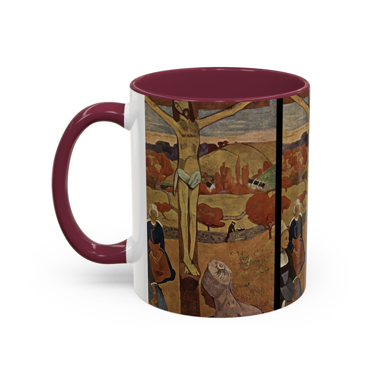 Gauguin, Paul - The Yellow Christ (1889) - Colorful Accent Mugs