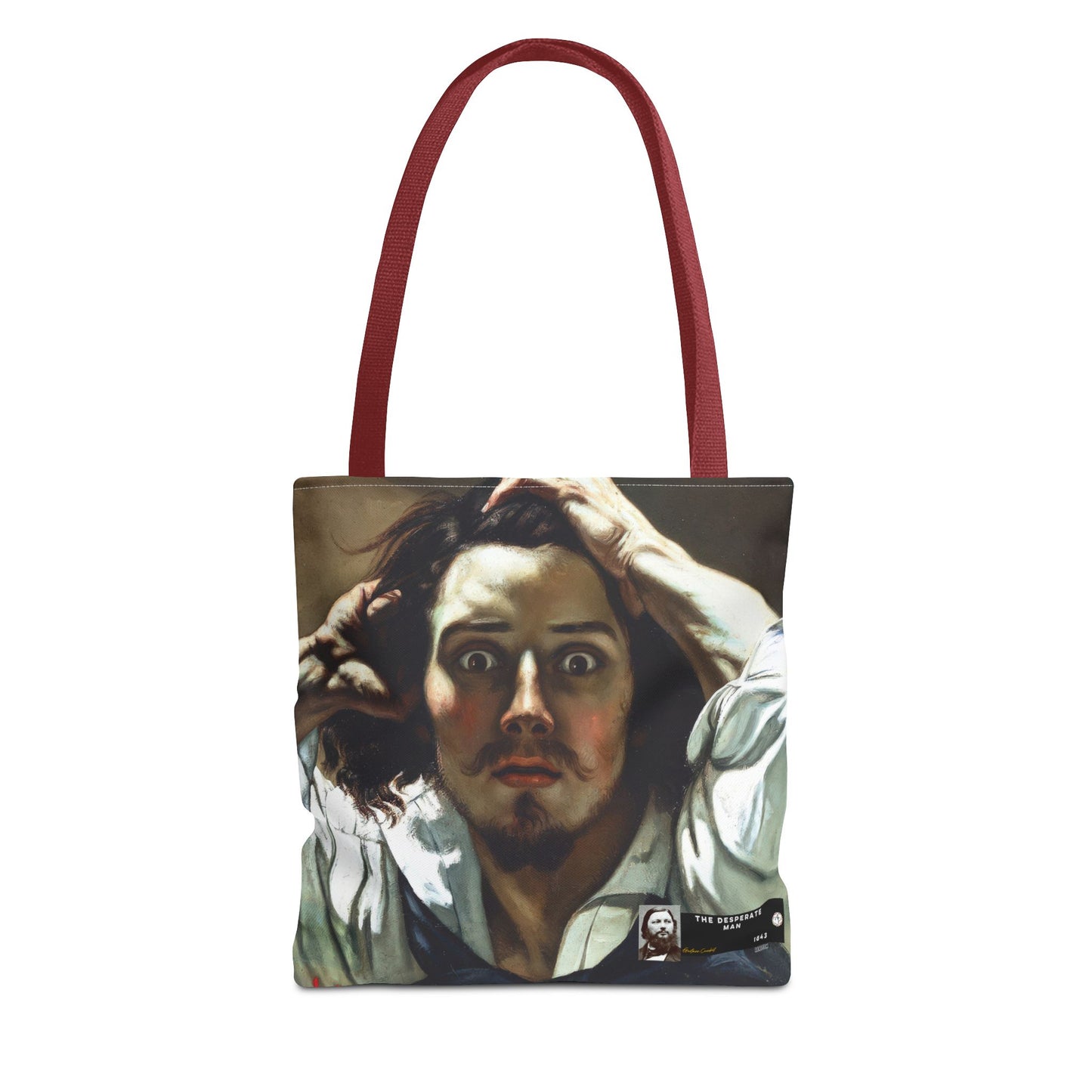 Courbet, Gustave - The Desperate Man (1843) - Tote Bag