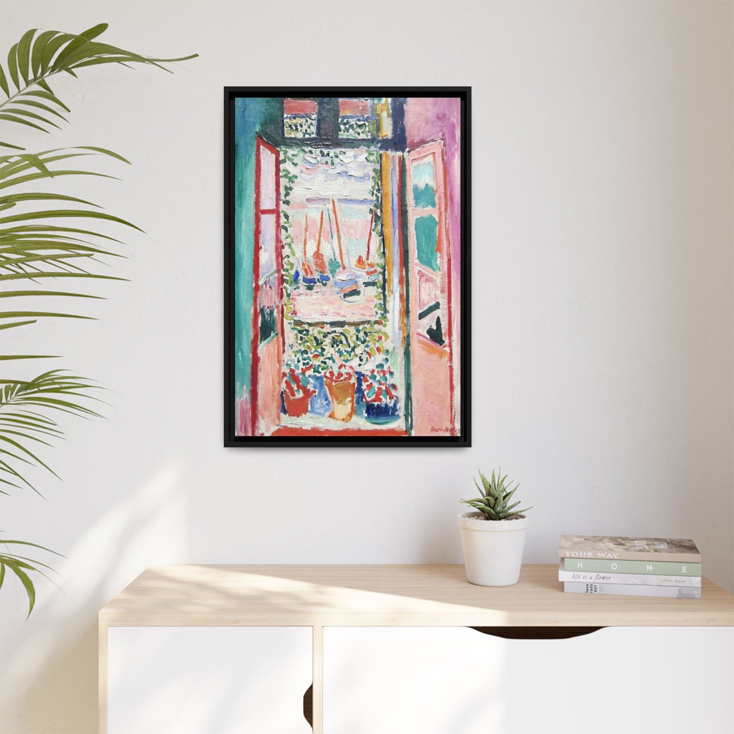 Matisse, Henri - Open Window, Collioure (1905) - Matte Canvas, Framed