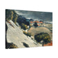 Cézanne, Paul - L’Estaque, Melting Snow (1870) - Canvas Block, unframed