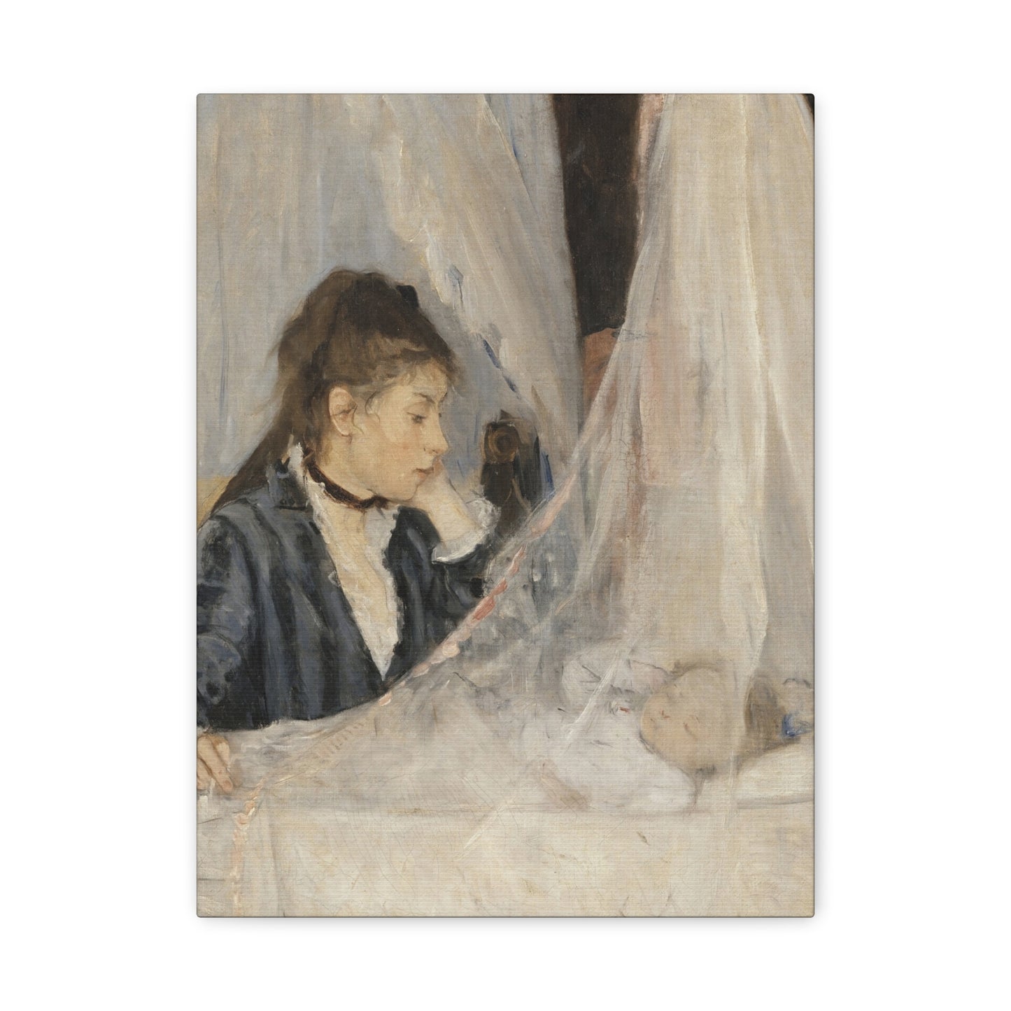 Morisot, Berthe - The Cradle (1872) - Canvas Block, unframed