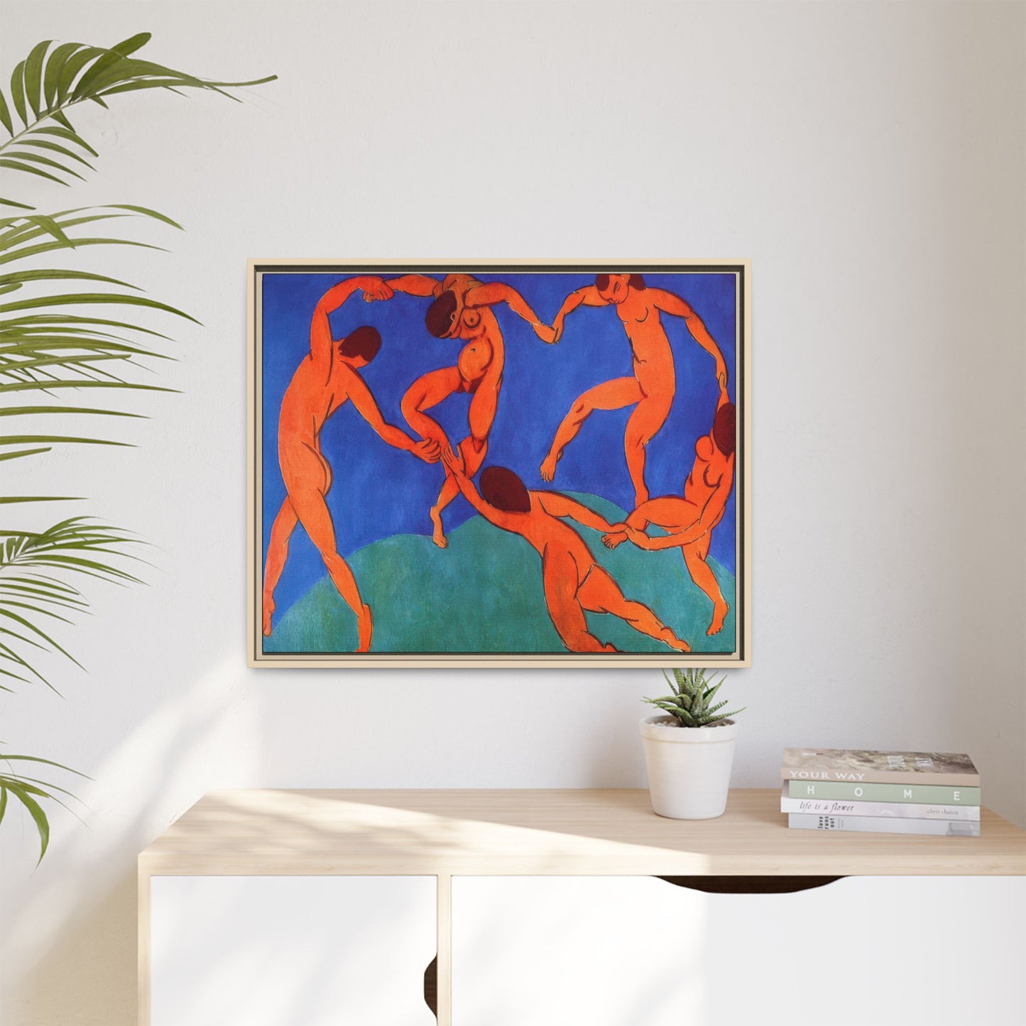 Matisse, Henri - Dance (II) (1910) - Matte Canvas, Framed