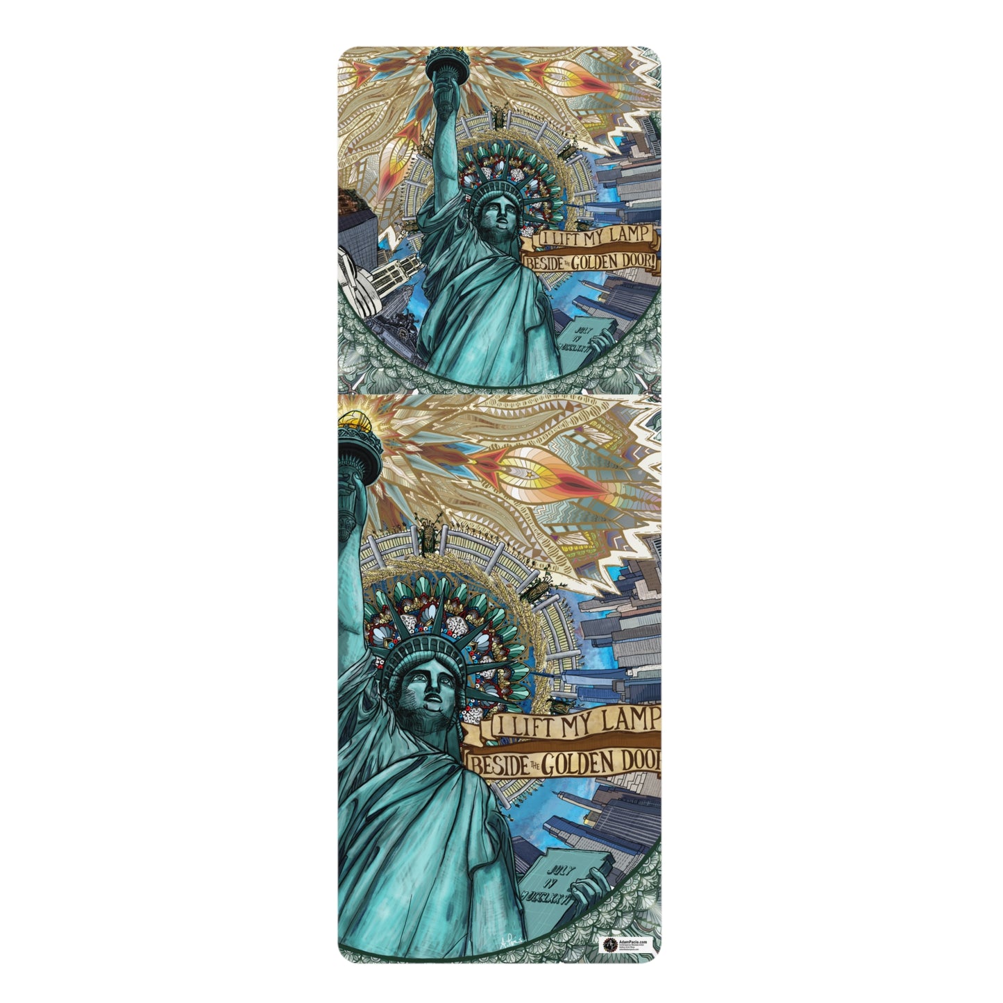 Pacio, Adam - Liberty Mandala - Rubber Yoga Mat