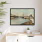 Morisot, Berthe - The Harbor at Lorient (1869) - Matte Canvas, Framed