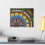 Emerald Arrows Mandala - Acrylic Block