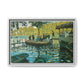 Monet, Claude - La Grenouillere (1869) - Matte Canvas, Framed