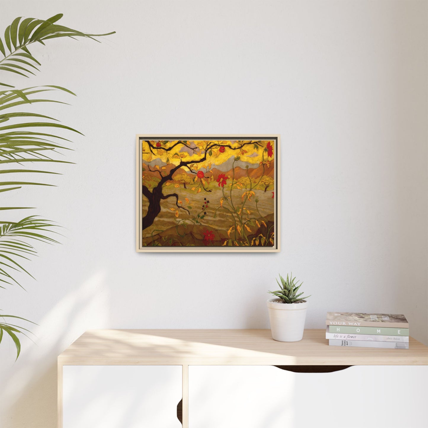 Ranson, Paul - Apple Tree with Red Fruit (1902) - Matte Canvas, Framed