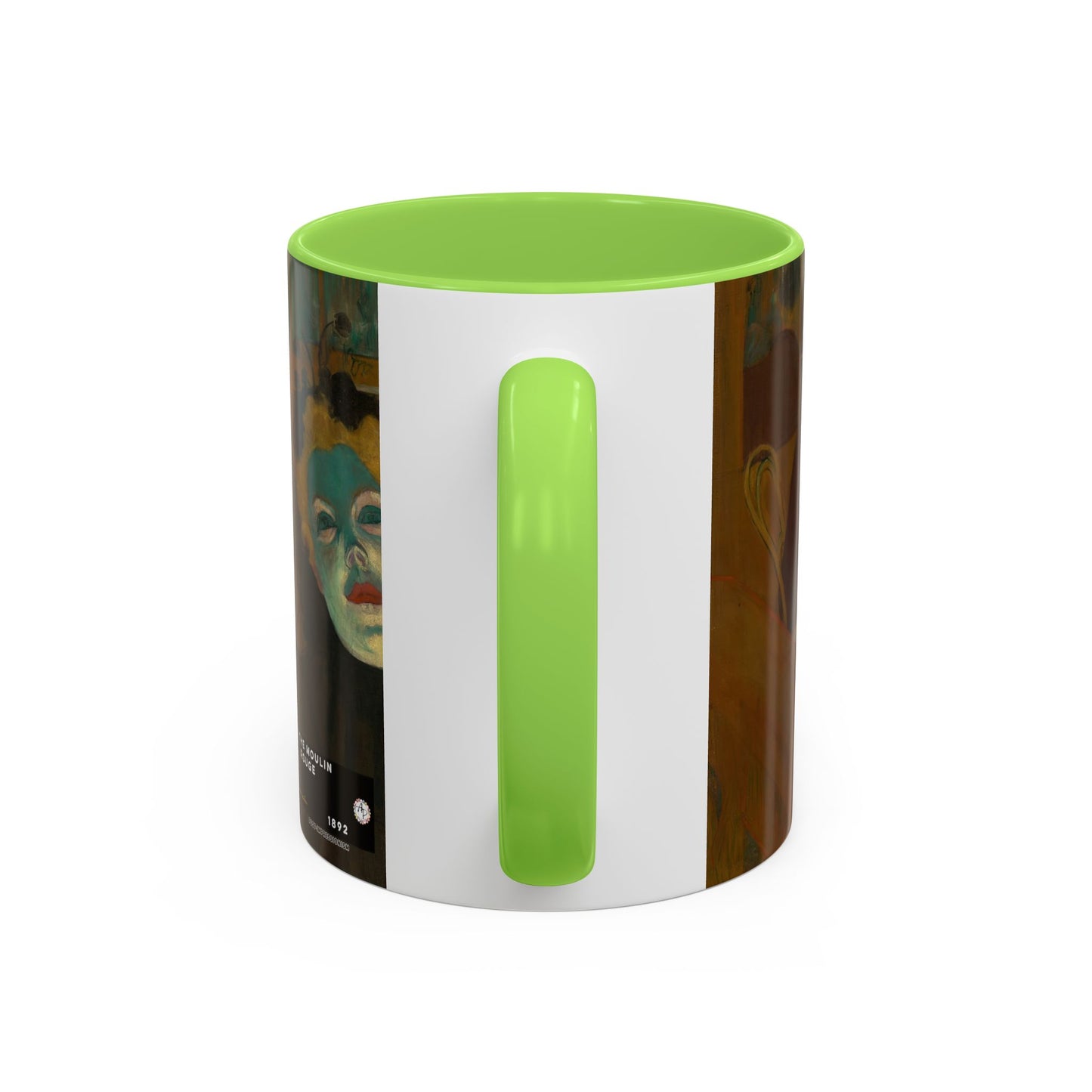 Toulouse-Lautrec, Henri - At the Moulin Rouge (1892) - Colorful Accent Mugs
