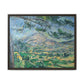 Cézanne, Paul - Mont Sainte-Victoire with Large Pine (1887) - Matte Canvas, Framed