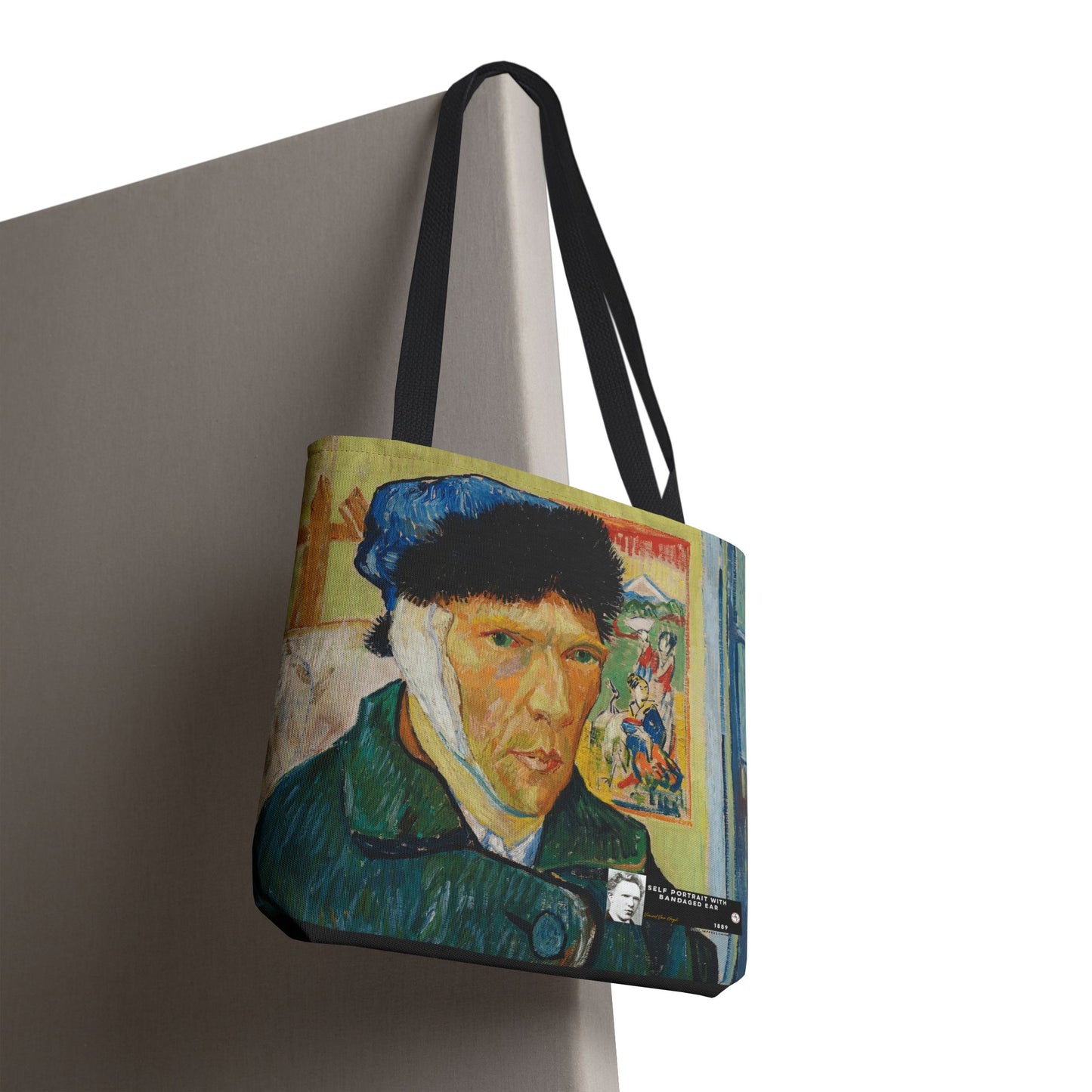 Van Gogh, Vincent - Self Portrait with Bandaged Ear (1889) - Tote Bag