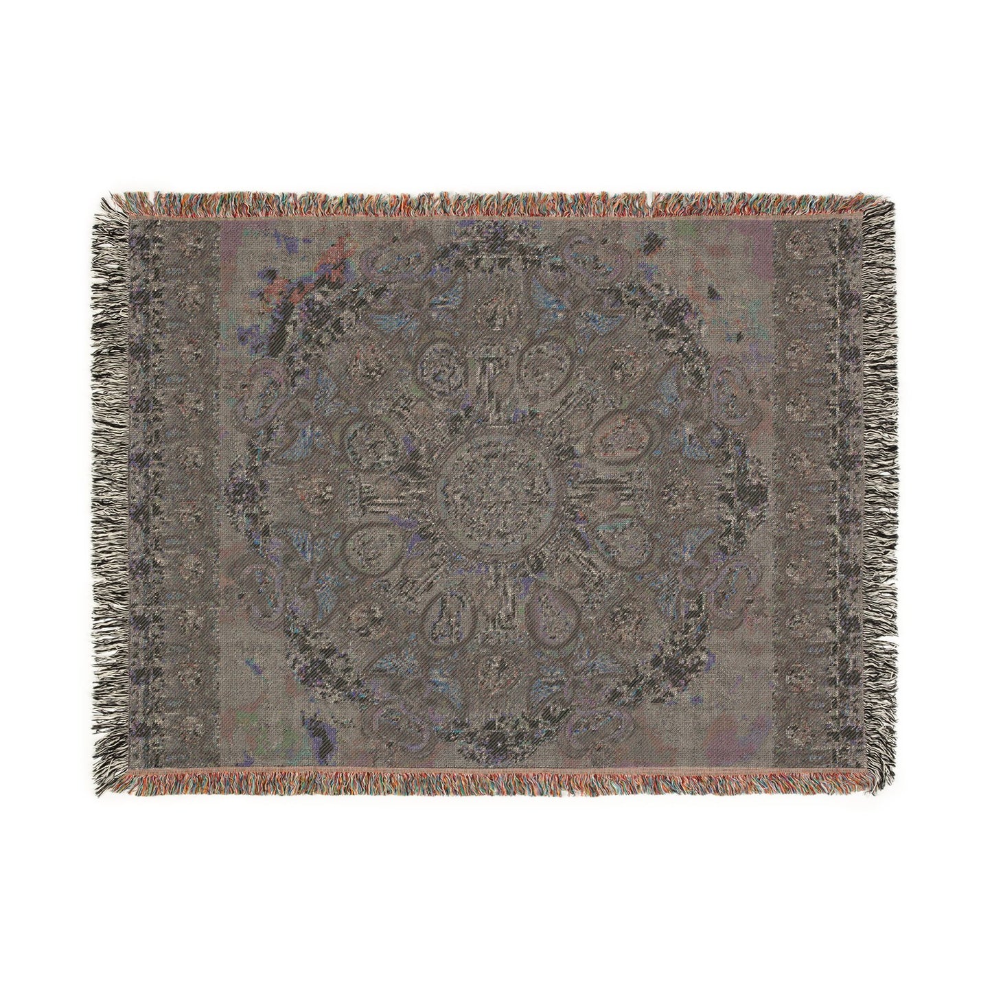 Pacio, Adam - Memento Mori Mandala - Woven Blanket