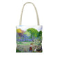 Ranson, Paul - Picking Flowers (1890) - Tote Bag