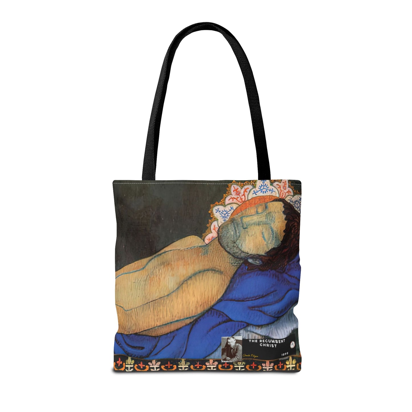 Filiger, Charles - The Recumbent Christ (1895) - Tote Bag