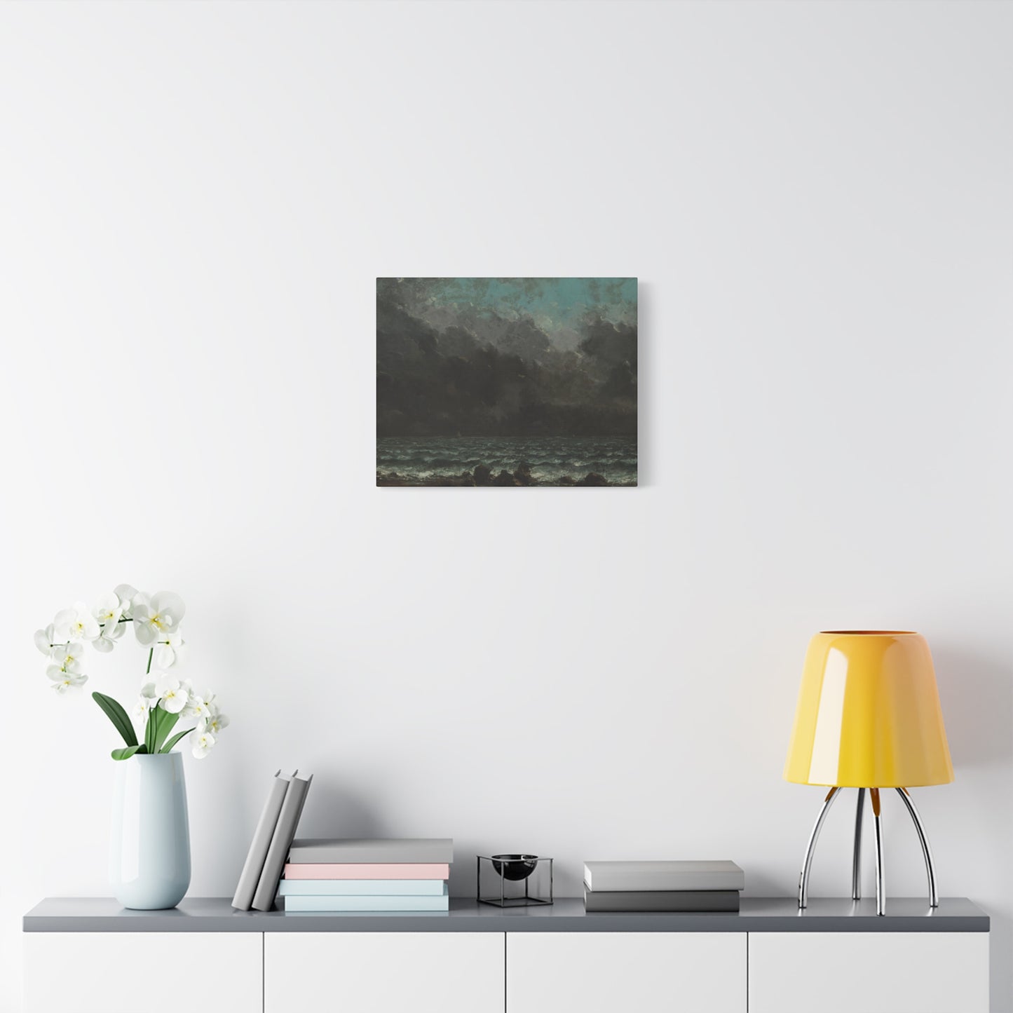 Courbet, Gustave - The Sea (1865) - Canvas Block, unframed
