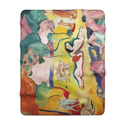 Matisse, Henri - The Joy of Life (1905) - Sherpa Fleece Blanket