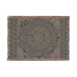 Memento Mori Mandala - Woven Blanket