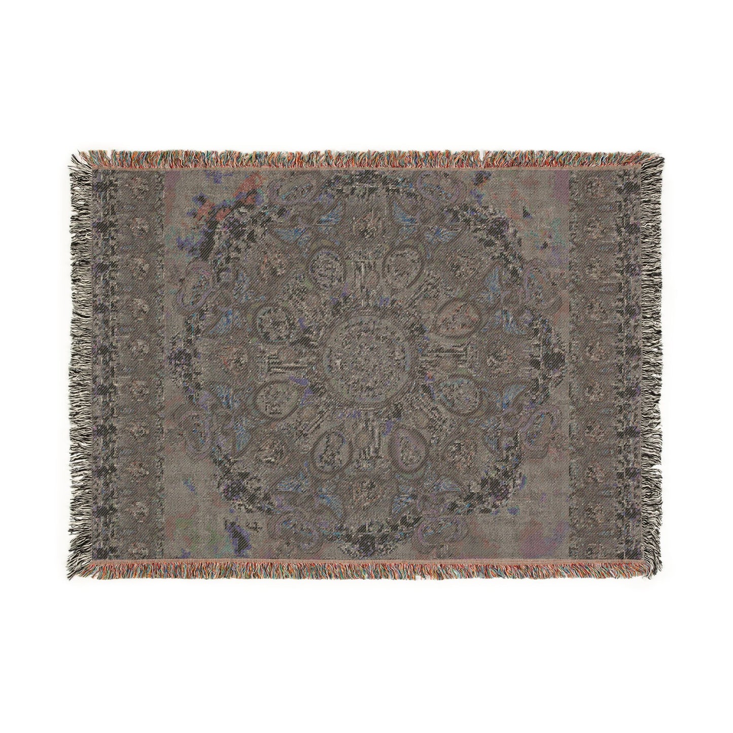 Pacio, Adam - Memento Mori Mandala - Woven Blanket