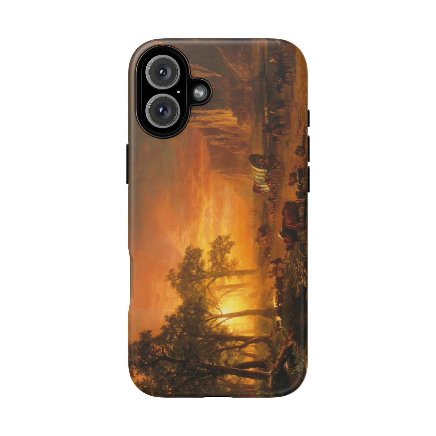 Bierstadt, Albert - Emigrants Crossing the Plains (1867) - Tough Phone Cases