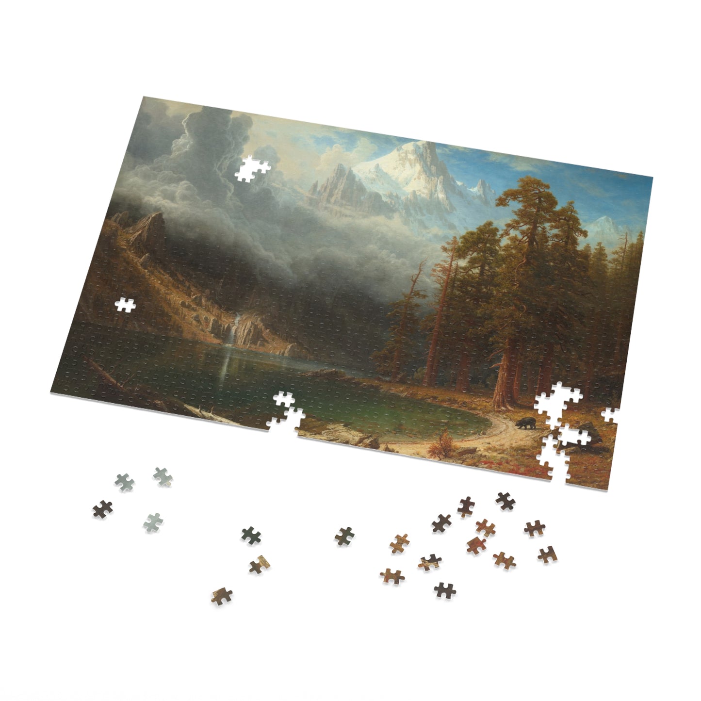 Bierstadt, Albert - Mount Corcoran (1877) - 1000pc Jigsaw Puzzle