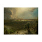 Church, Frederic Edwin -  Jerusalem from the Mount of Olives  (1870) - Satin Posters
