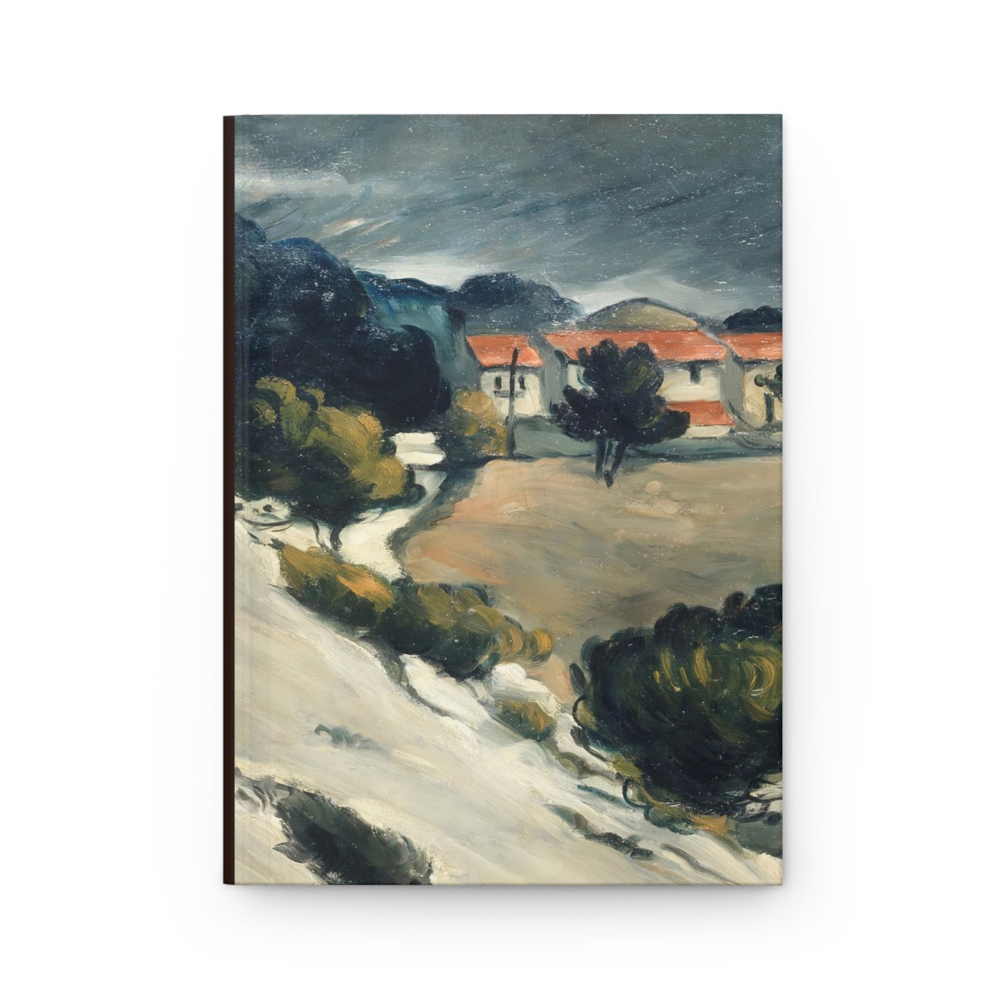 Cézanne, Paul - L’Estaque, Melting Snow (1870) - Hardcover Journal Matte