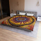 Pacio, Adam - Solar Disc Mandala - Microfiber Duvet Cover