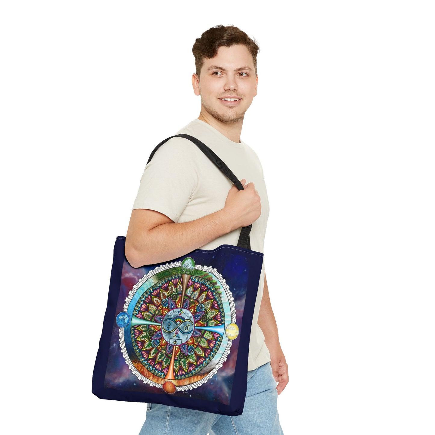 Lunar Rites Mandala - Tote Bag