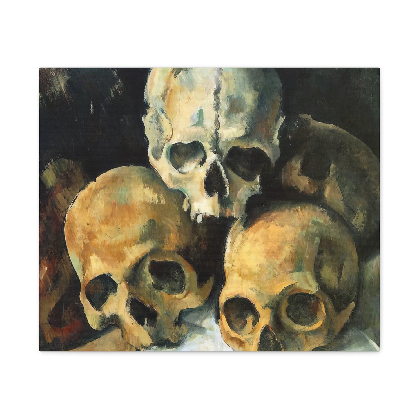 Cézanne, Paul - Pyramid of Skulls (1901) - Canvas Block, unframed