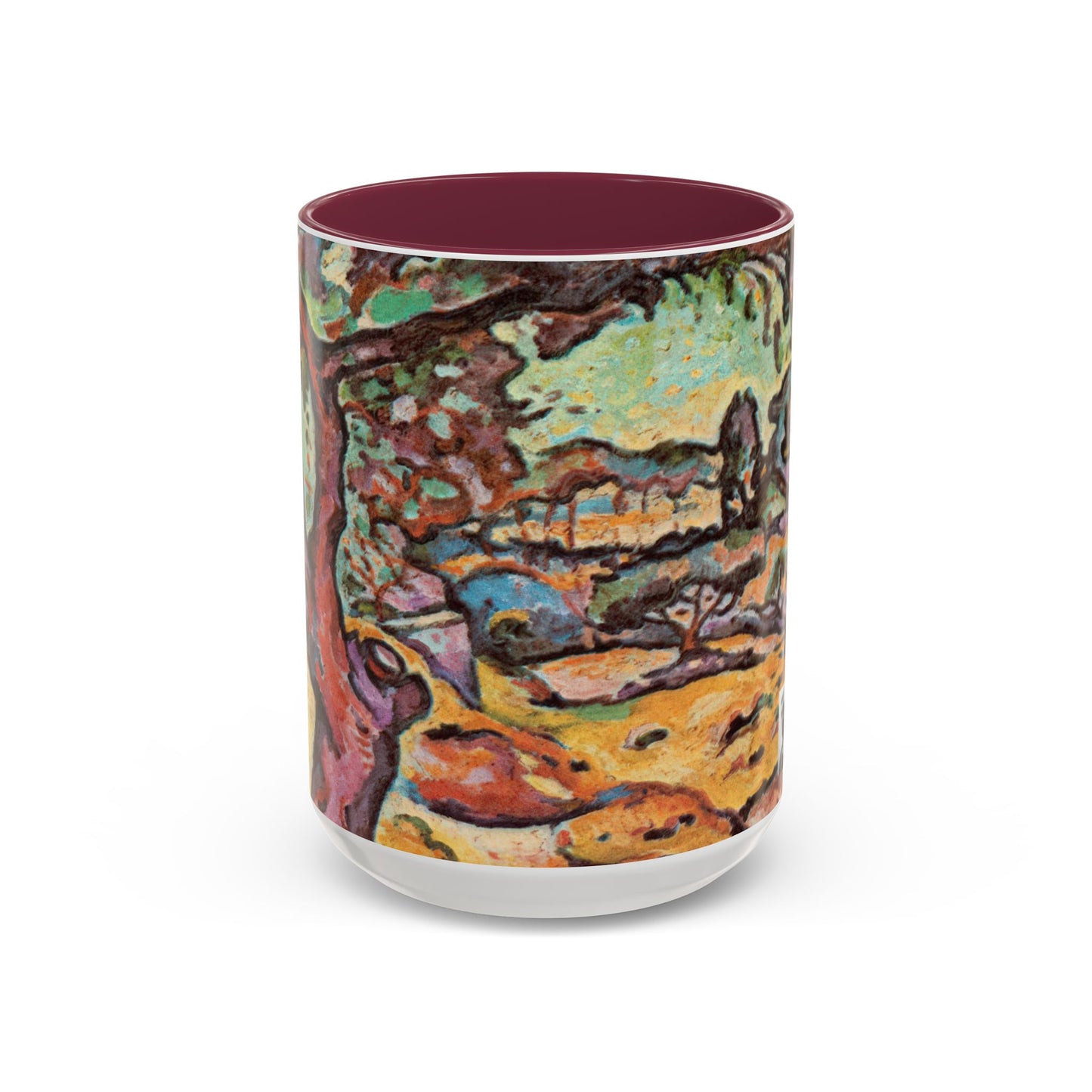 Braque, Georges - Olive Tree near L'Estaque (1906) - Colorful Accent Mugs