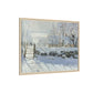 Monet, Claude - The Magpie (1868) - Matte Canvas, Framed