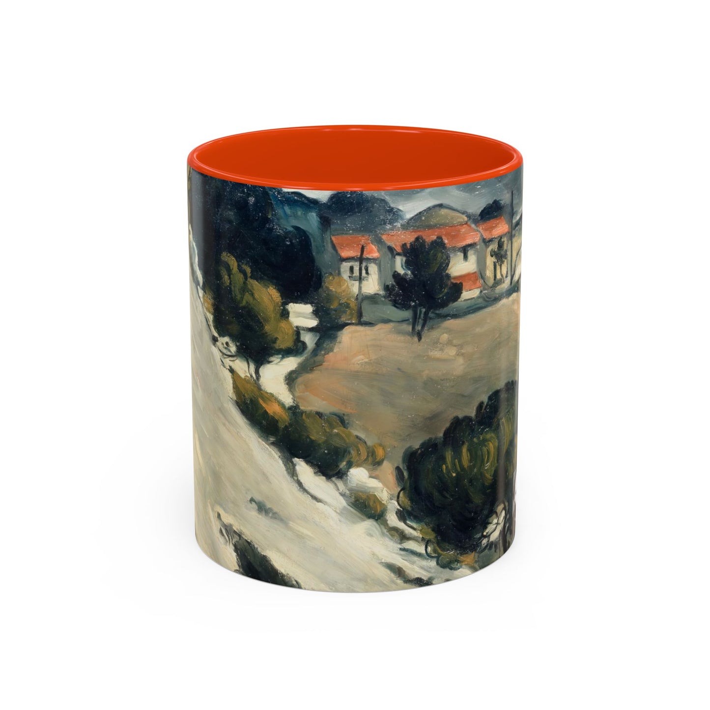 Cézanne, Paul - A Modern Olympia (1874) - Colorful Accent Mugs