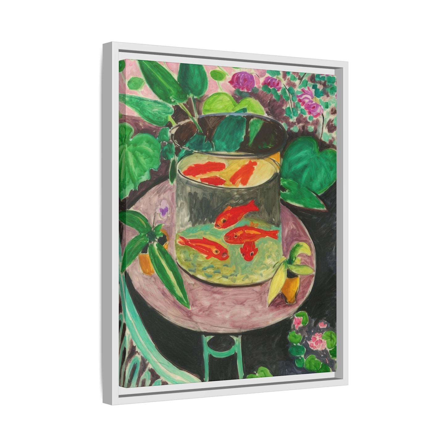 Matisse, Henri - The Goldfish (1912) - Matte Canvas, Framed