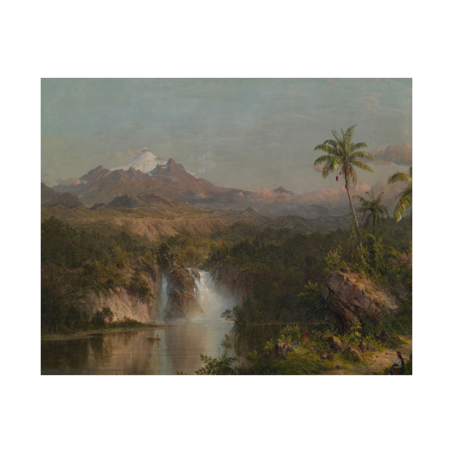 Church, Frederic Edwin - Cotopaxi  (1855) - Satin Posters