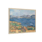 Cézanne, Paul - The Bay of Marseille, Seen from L'Estaque (1885) - Matte Canvas, Framed